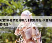 天堂2暴君技能用哪几个技能搭配-天堂2暴君和剑斗